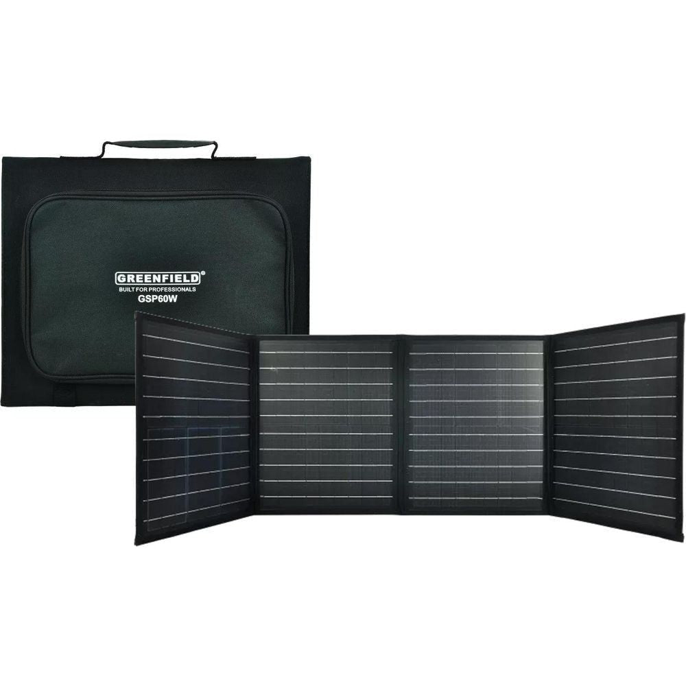 Greenfield GSP60W Foldable Solar Panel 60W - KHM Megatools Corp. Greenfield GSP60W Foldable Solar Panel 60W - KHM Megatools Corp.